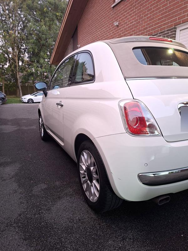 Fiat 500 Cabrio gedetaild door DE detailing Tielt (foto 1)